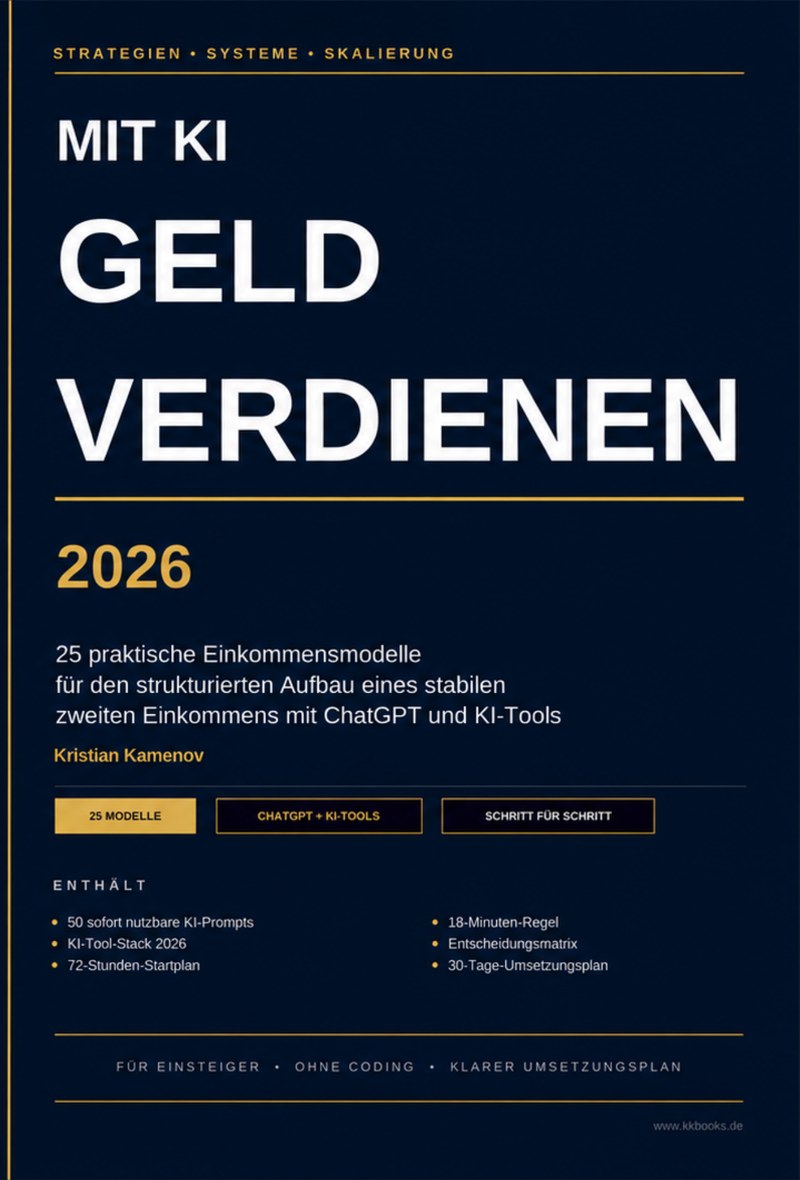 Buchcover: Mit KI Geld verdienen